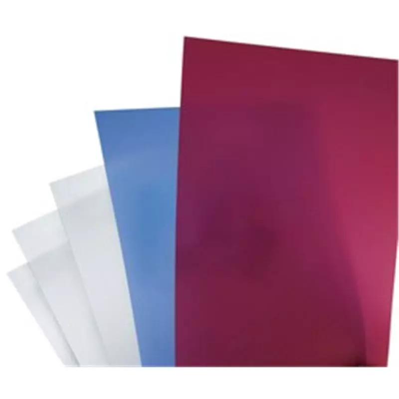 Couverture en plastique pour reliure