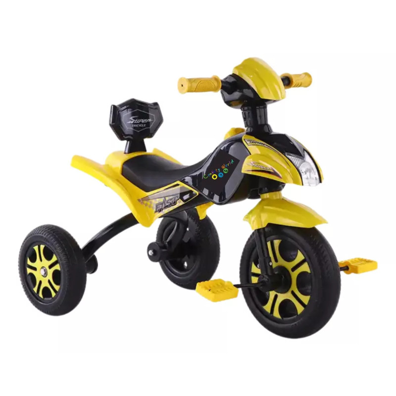 Tricycle Enfant Jtrw333 Type Moto Avec Lumière