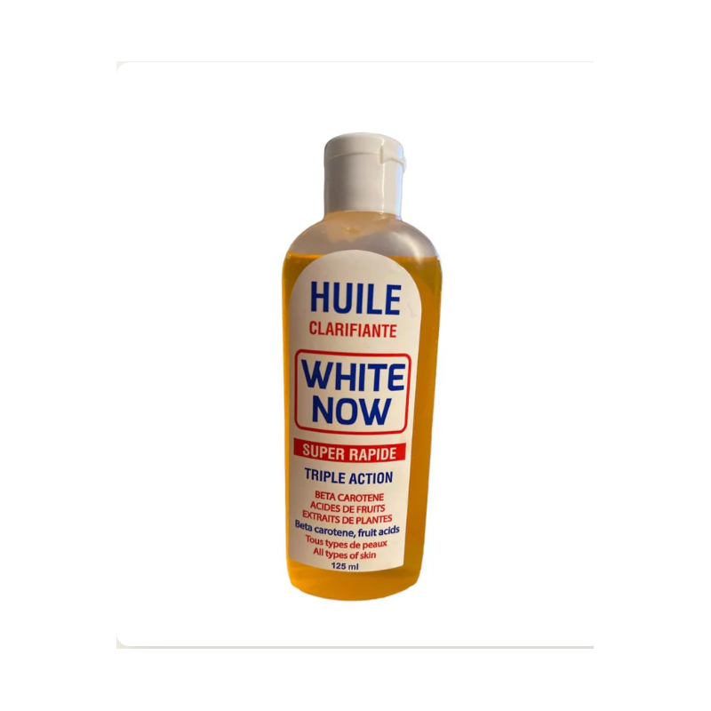 HUILE CLARIFIANTE WHITE NOW CAROTTE ACIDE DE FRUITS ANTI IMPERFECTION UNIFIANTE 125ML