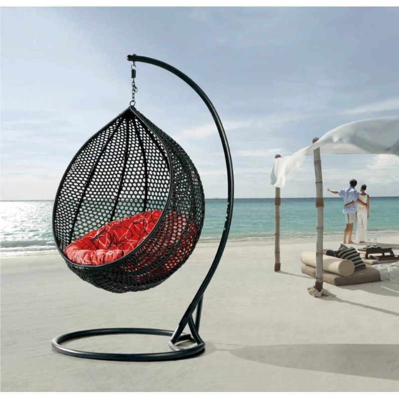 FAUTEUIL SUSPENDU DE JARDIN EN RESINE