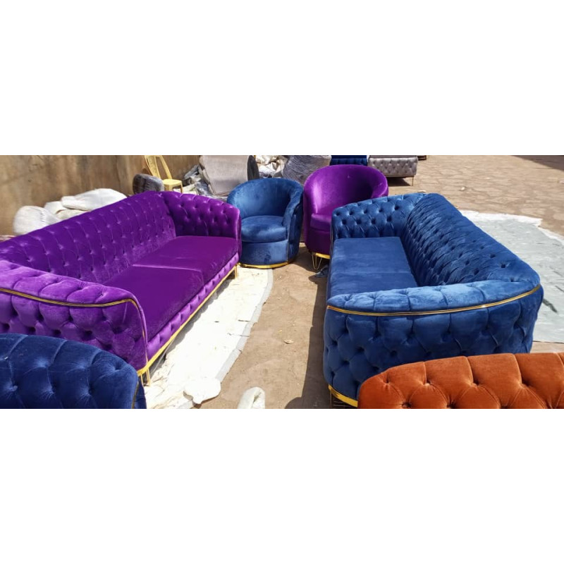 SALON 7 PLACES CAPITONÉ