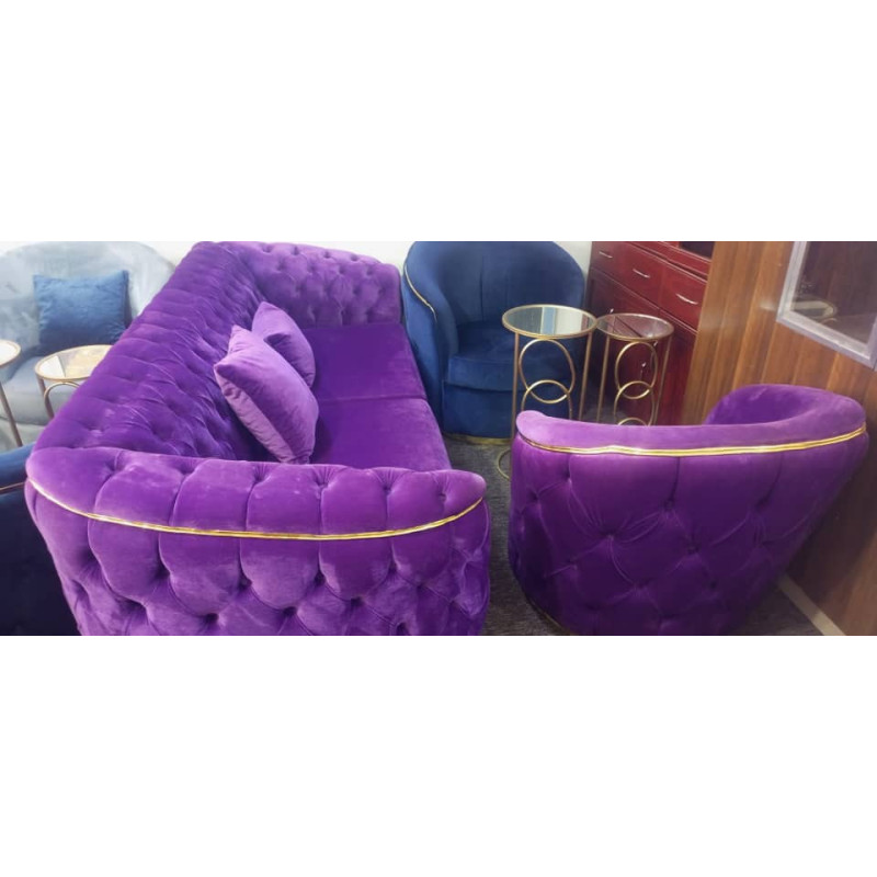 SALON 7 PLACES CAPITONÉ