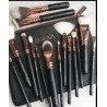 15 pièces ensemble de pinceaux de maquillage